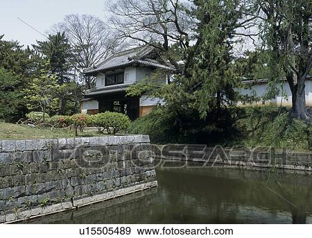 Stock Photo - Tsuchiura Castle, Tuchiura, Ibaraki, Japan. Fotosearch