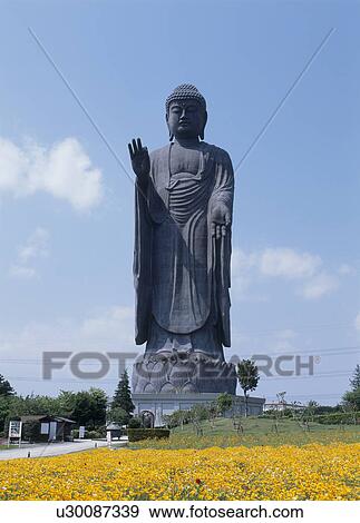 Stock Photo - Ushiku Daibutsu, Ushiku, Ibaraki, Japan. Fotosearch