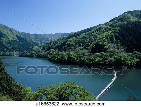 Lake Okutama, Okutama, Tokyo, Japan View Large Photo Image Stock Image - Lake Okutama, Okutama, Tokyo, Japan. Fotosearch