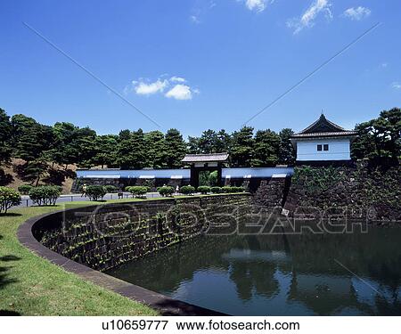 Stock Photo - Sakuradamon Gate, Chiyoda, Tokyo, Japan. Fotosearch