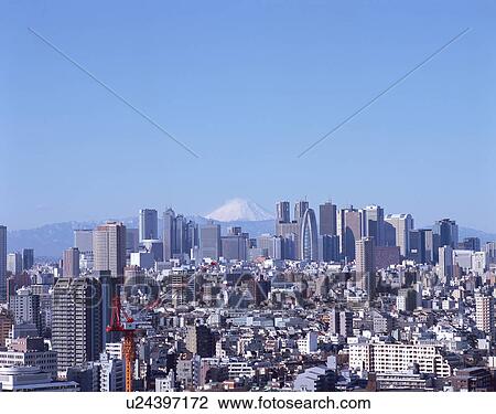 Shinjuku Skyscrapers and Mount Fuji, Bunkyo, Tokyo, Japan View Large Photo Image Stock Image - Shinjuku Skyscrapers and Mount Fuji, Bunkyo, Tokyo, Japan. Fotosearch