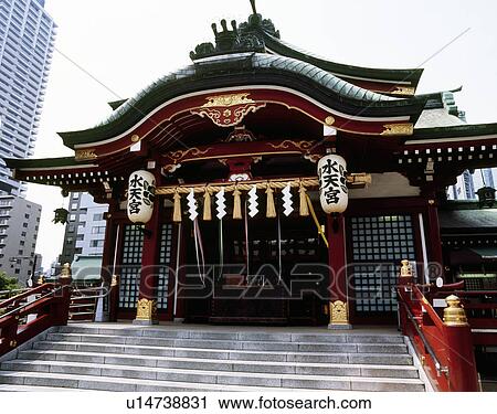 Stock Image - Suitengu, Chuo, Tokyo, Japan. Fotosearch