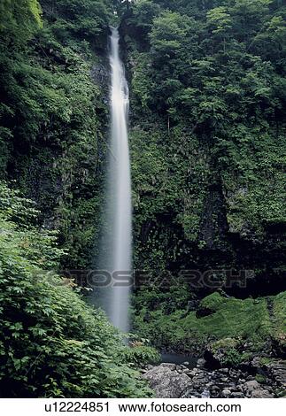 Amidagataki Falls, Gujo, Gifu, Japan View Large Photo Image Stock Image - Amidagataki Falls, Gujo, Gifu, Japan. Fotosearch
