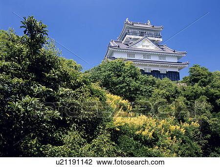 Stock Image - Gifu Castle, Gifu, Gifu, Japan. Fotosearch