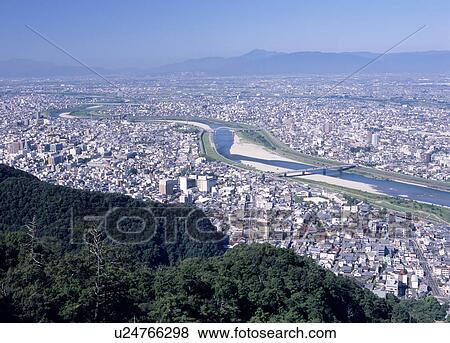 Stock Photo - Gifu City, Gifu, Gifu, Japan. Fotosearch