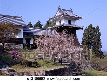 Iwamura Castle, Ena, Gifu, Japan View Large Photo Image Stock Image - Iwamura Castle, Ena, Gifu, Japan. Fotosearch