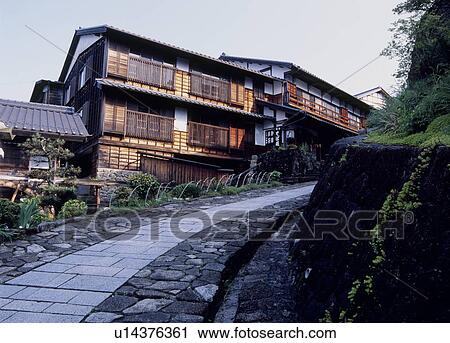 Magome-juku, Nakatsugawa, Gifu, Japan View Large Photo Image Stock Image - Magome-juku, Nakatsugawa, Gifu, Japan. Fotosearch