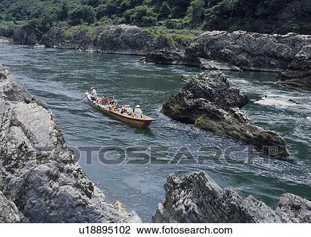 Nihon Rhine Boat Ride, Minokamo, Gifu, Japan View Large Photo Image Stock Image - Nihon Rhine Boat Ride, Minokamo, Gifu, Japan. Fotosearch