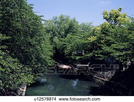 Picture - Oku-no-hosomichi Musubi-no-chi, Ogaki, Gifu, Japan. Fotosearch