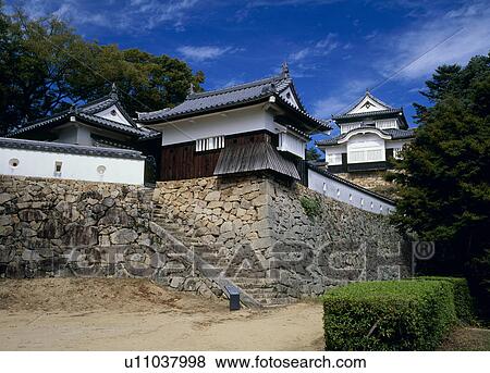 Stock Photo - Bitchu Matsuyama Castle, Takahashi, Okayama, Japan. Fotosearch