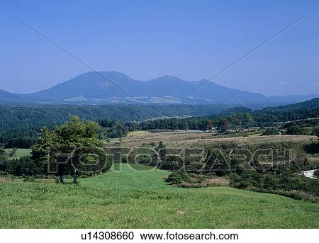 Stock Image - Hiruzen Sanza, Maniwa, Okayama, Japan. Fotosearch