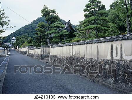 Stock Image - Ishibiya Furusato Village, Takahashi, Okayama, Japan. Fotosearch