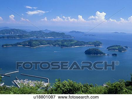 Stock Photo - Kasaoka Islands, Kasaoka, Okayama, Japan. Fotosearch