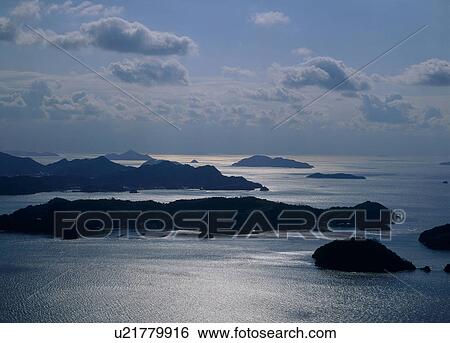Stock Photograph - Kasaoka Islands, Kasaoka, Okayama, Japan. Fotosearch