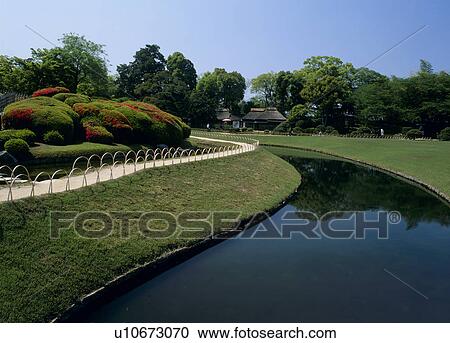 Stock Image - Koraku-en, Okayama, Okayama, Japan. Fotosearch