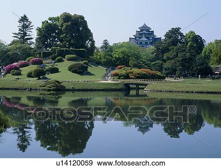 Stock Photo - Koraku-en, Okayama, Okayama, Japan. Fotosearch