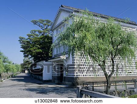 Kurashiki Kokokan, Kurashiki, Okayama, Japan View Large Photo Image Stock Photo - Kurashiki Kokokan, Kurashiki, Okayama, Japan. Fotosearch