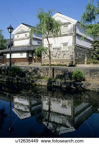 Stock Photo - Kurashiki Museum of Folk craft, Kurashiki, Okayama, Japan. Fotosearch