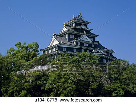 Okayama Castle, Okayama, Okayama, Japan View Large Photo Image Stock Photo - Okayama Castle, Okayama, Okayama, Japan. Fotosearch