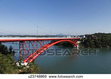 Stock Photo - Five Bridges of Amakusa, Kamiamakusa, Kumamoto, Japan. Fotosearch