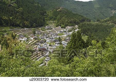 Stock Image - Iwaoku Village, Yatsushiro, Kumamoto, Japan. Fotosearch