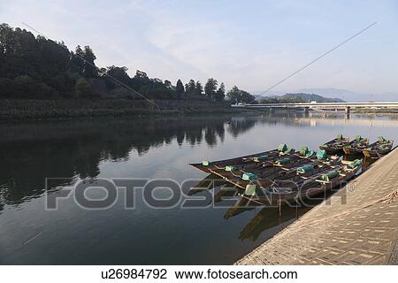Stock Image - Kuma River, Hitoyoshi, Kumamoto, Japan. Fotosearch