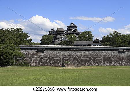 Kumamoto Castle, Kumamoto, Kumamoto, Japan View Large Photo Image Stock Photograph - Kumamoto Castle, Kumamoto, Kumamoto, Japan. Fotosearch