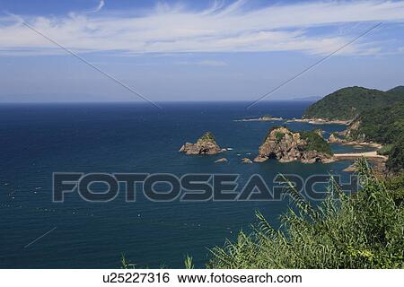 Stock Photograph - Myokengaura, Amakusa, Kumamoto, Japan. Fotosearch