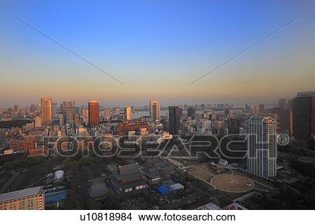 Cityscape, Minato, Tokyo, Japan View Large Photo Image Picture - Cityscape, Minato, Tokyo, Japan. Fotosearch