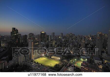 Cityscape, Minato, Tokyo, Japan View Large Photo Image Stock Photo - Cityscape, Minato, Tokyo, Japan. Fotosearch