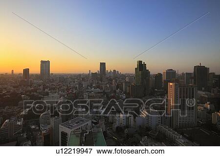 Cityscape, Minato, Tokyo, Japan View Large Photo Image Stock Photo - Cityscape, Minato, Tokyo, Japan. Fotosearch