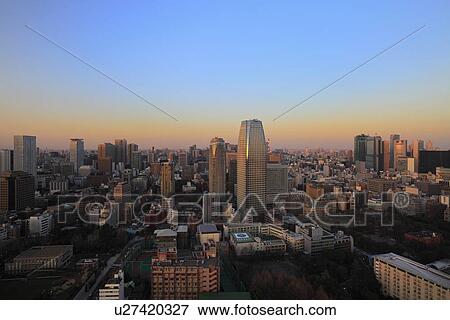 Cityscape, Minato, Tokyo, Japan View Large Photo Image Stock Photo - Cityscape, Minato, Tokyo, Japan. Fotosearch
