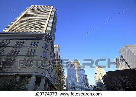 Stock Image - Marunouchi, Chiyoda, Tokyo, Japan. Fotosearch