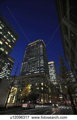 Marunouchi, Chiyoda, Tokyo, Japan View Large Photo Image Stock Photo - Marunouchi, Chiyoda, Tokyo, Japan. Fotosearch