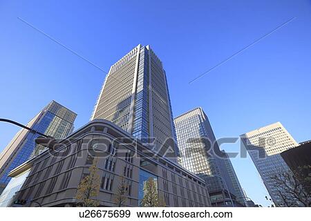 Stock Photo - Marunouchi, Chiyoda, Tokyo, Japan. Fotosearch