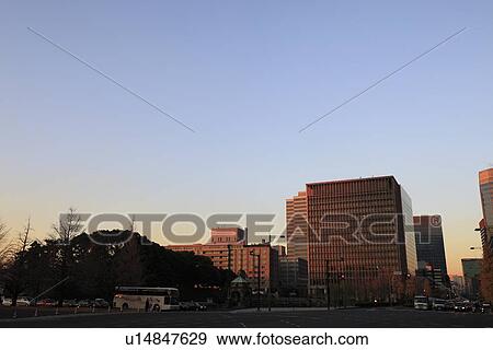 Stock Photo - Marunouchi Crossing, Chiyoda, Tokyo, Japan. Fotosearch