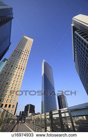 Shiodome, Minato, Tokyo View Large Photo Image Stock Image - Shiodome, Minato, Tokyo. Fotosearch