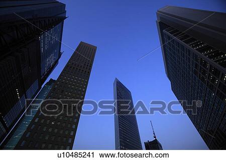 Skyscraper, Minato, Tokyo, Japan View Large Photo Image Stock Image - Skyscraper, Minato, Tokyo, Japan. Fotosearch