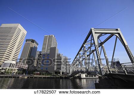 Tennoz Fureai Bridge, Shinagawa, Tokyo, Japan View Large Photo Image Stock Photo - Tennoz Fureai Bridge, Shinagawa, Tokyo, Japan. Fotosearch