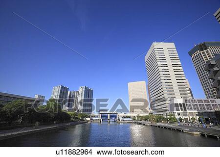 Tennoz Isle, Shinagawa, Tokyo, Japan View Large Photo Image Picture - Tennoz Isle, Shinagawa, Tokyo, Japan. Fotosearch