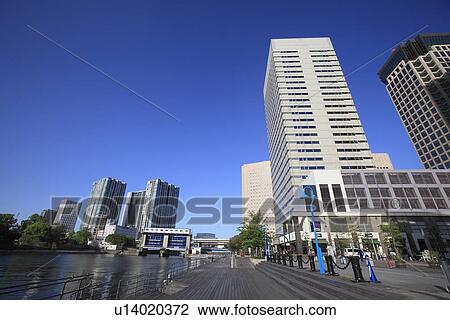 Tennoz Isle, Shinagawa, Tokyo, Japan View Large Photo Image Stock Image - Tennoz Isle, Shinagawa, Tokyo, Japan. Fotosearch