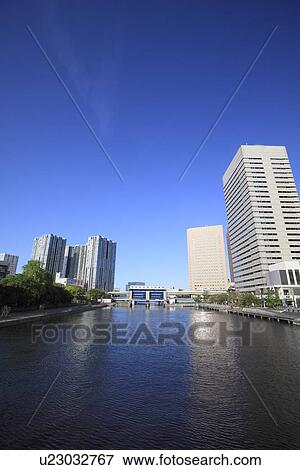 Tennoz Isle, Shinagawa, Tokyo, Japan View Large Photo Image Stock Photo - Tennoz Isle, Shinagawa, Tokyo, Japan. Fotosearch