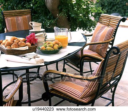 Breakfast table View Large Photo Image Stock Image - Breakfast table. Fotosearch