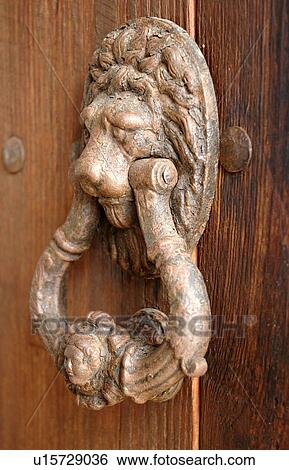 Oldfashioned Knocker View Large Photo Image Stock Photograph - Oldfashioned Knocker. Fotosearch