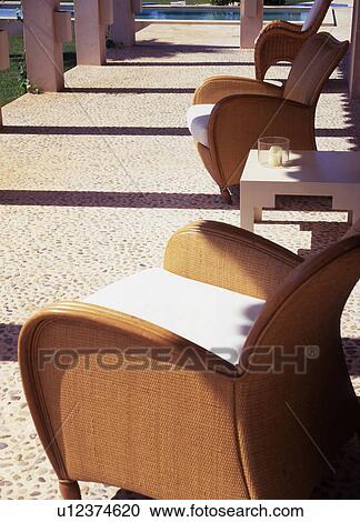Stock Image - Sunny Terrace. Fotosearch