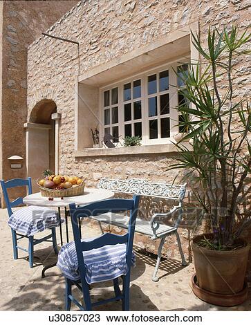 Stock Image - Sunny Terrace. Fotosearch