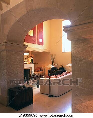 Stock Photography - View in a livingroom. Fotosearch