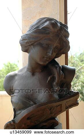 Women head of bronze View Large Photo Image Stock Photo - Women head of bronze. Fotosearch