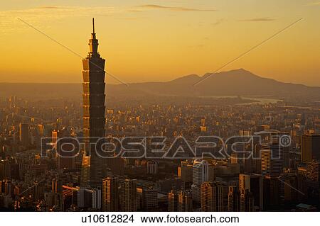 Picture - Taiwan, Taipei, Taipei 101. Fotosearch