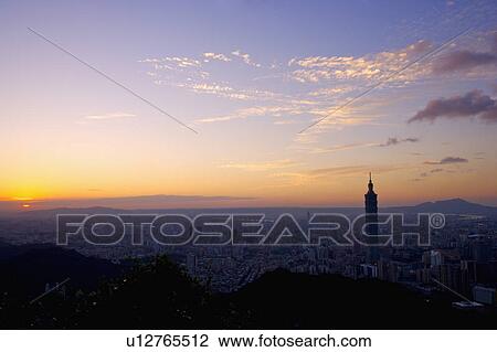 Taiwan, Taipei, Taipei 101 View Large Photo Image Stock Image - Taiwan, Taipei, Taipei 101. Fotosearch